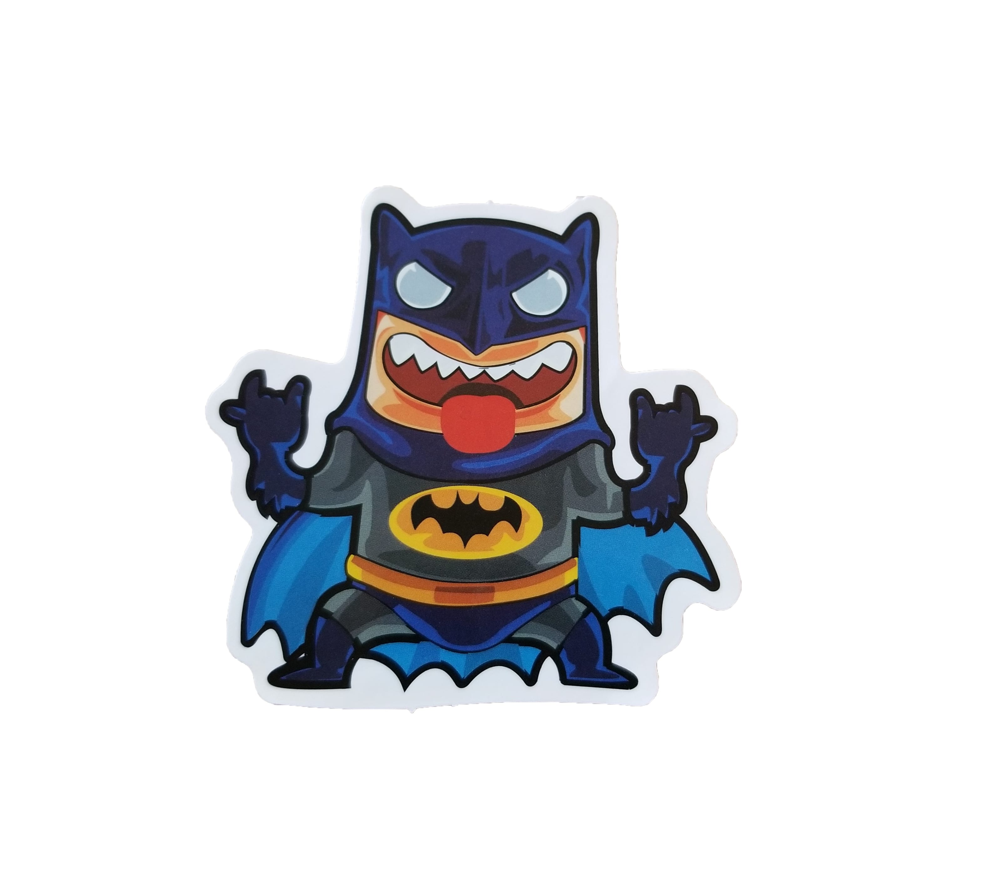 cute wild looking batman, cartoony looking batman