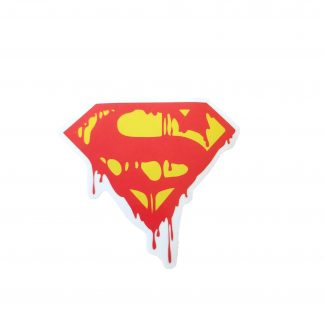 Superman Logo Dripping red