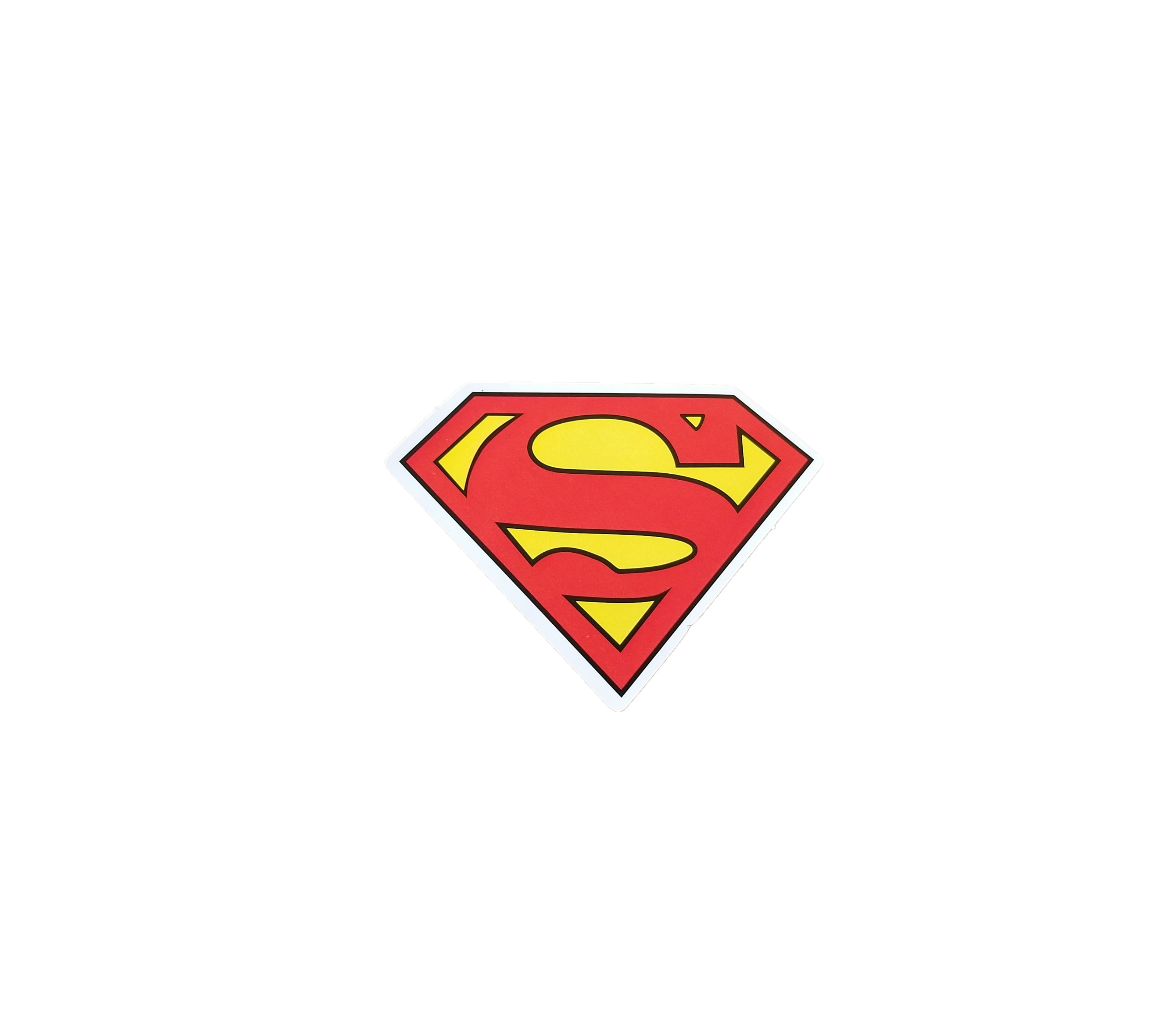Superman Logo Standard Vinyl Sticker bumper, phone, window, xbox, ps4 